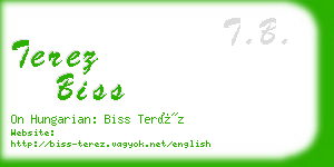 terez biss business card